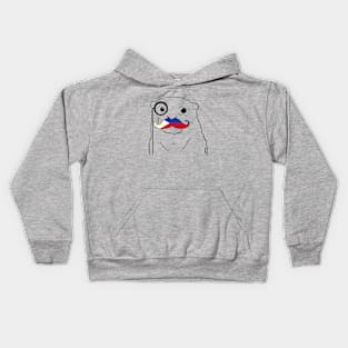 Mustache Flag Philippines Kids Hoodie